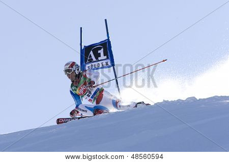 SOELDEN AUSTRIA 26 OCT, Carlo Janka SUI w wyścigu slalom gigant męskie g Rettenbach