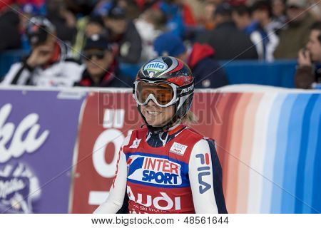 SOELDEN AUSTRIA 25 OCT, Denise Karbon ITA w wyścigu slalom gigant kobiet w Rettenbac