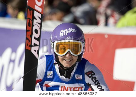Rakousko SOELDEN Říj 25, KIRCHGASSER Michaela AUT v závodě dámské obří slalom na Re
