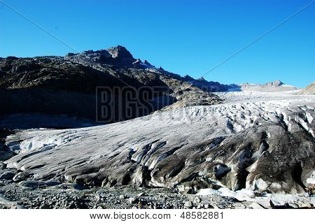 Rhone Glacier, Switzerland