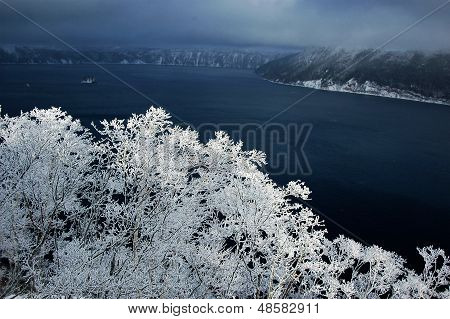 Masyu Lake In Winter, Japan