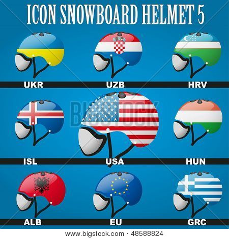 Icono de gafas con bandera del mundo