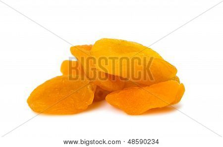 dried apricots isolated on white background pattern, food, eating