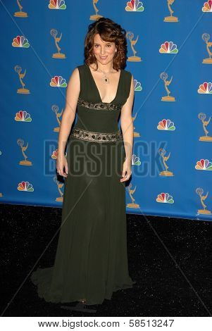 LOS ANGELES - AUGUST 27: Tina Fey in the Press Room at the 58th Annual Primetime Emmy Awards in The Shrine Auditorium August 27, 2006 in Los Angeles, CA.