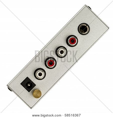 Input And Output Sockets Of An Electrical Device