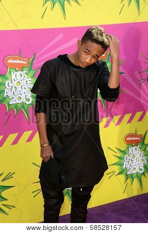 Jaden Smith at Nickelodeon's 26th Annual Kids' Choice Awards, USC Galen Center, Los Angeles, CA 03-23-13