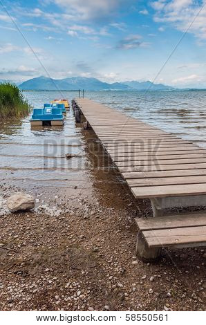 Lake Chiemsee In Summer
