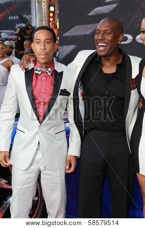 Ludacris and Tyrese Gibson at the 