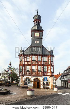 Famous Timbered Town Hall  In Lorsch