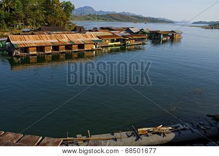 Houseboat On River