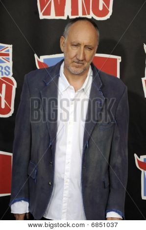 Pete Townshend sul tappeto rosso.
