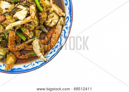 Crab Fried With Thai Chilli Paste