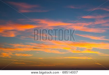 Morning Sky At Thong Pha Phum National Park