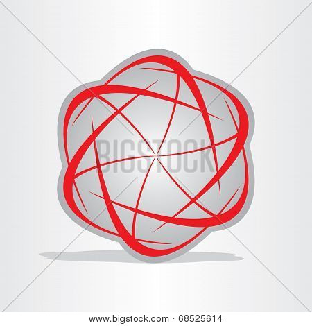 Atom Energy Abstract Symbol