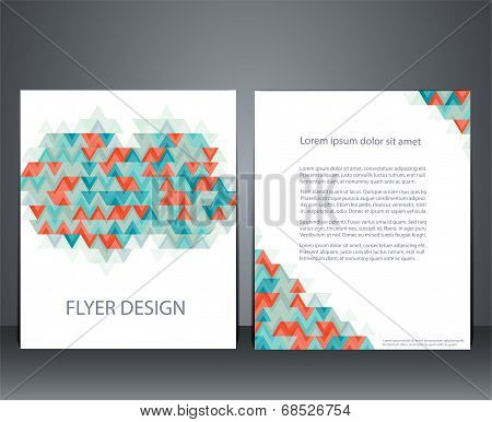 Vector Layout Business Flyer, Magazine Cover, Or Corporate Geometric Design Template Advertisment