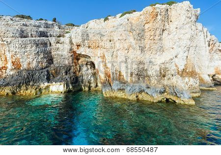 The Blue Caves In Zakynthos (greece)