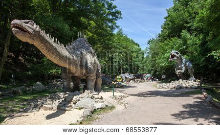 Realistic Model Of Dinosaur