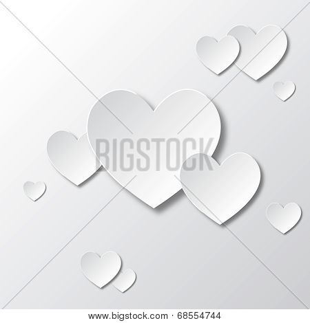 Paper White Hearts