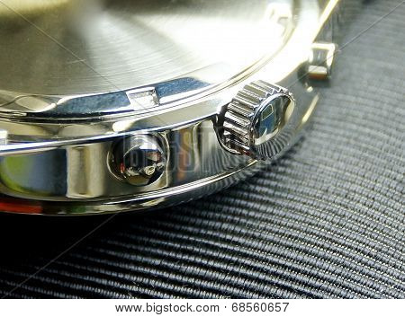 The stainless steel of chronograph watch