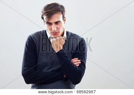 Businessman thinking
