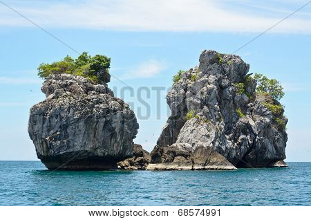 Small Island In The Sea For Diving