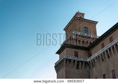 View Of The Estensi's Castle In Ferrara