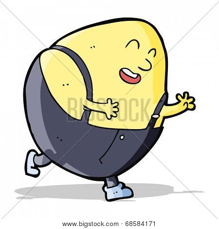 cartoon humpty dumpty egg character