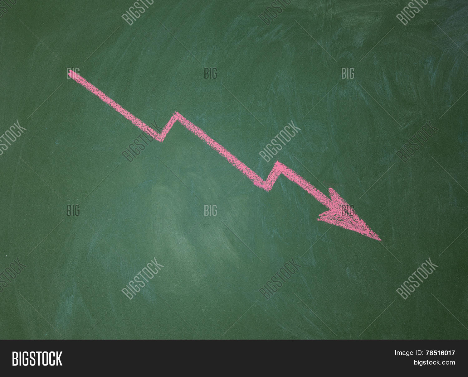 Falling Red Arrow Image & Photo (Free Trial) | Bigstock