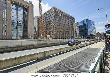 The Europa Building Final Step Of The Construction