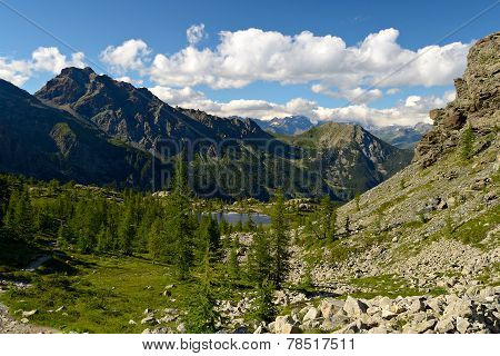 High Altitude Alpine Lake