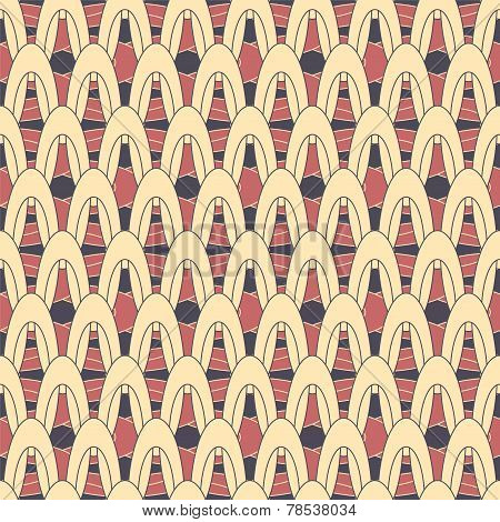 Lattice On A Black Background
