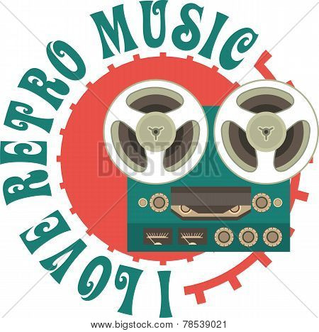 Retro Music Emblem