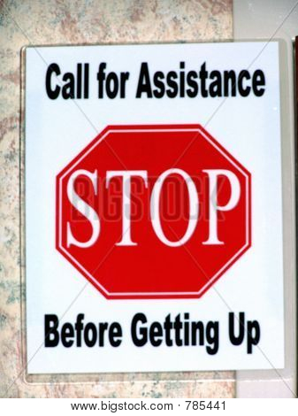 Stop für Hilfe