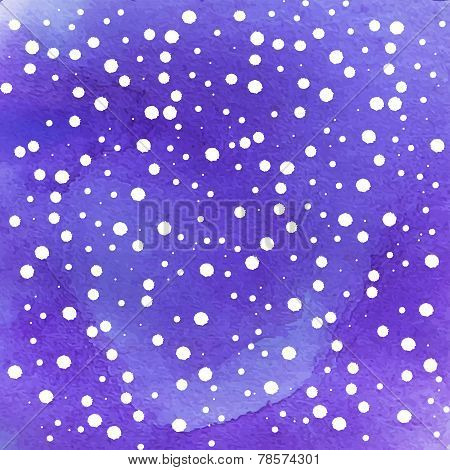 White Snow Abstract