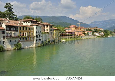 The River Brenta In Italy