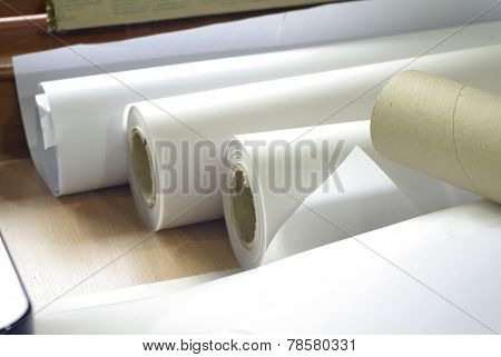 Roll Of Plotter Paper For Printing
