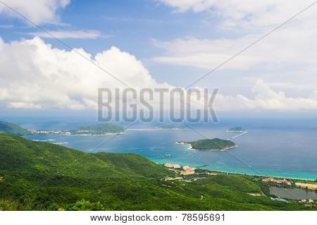 Sanya Yalong Bay, view from mountain