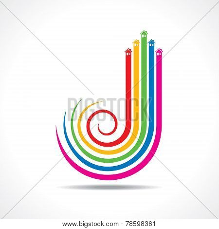 Real Estate icon for sale property concept stock vector