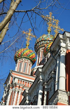 gold crosses on domes