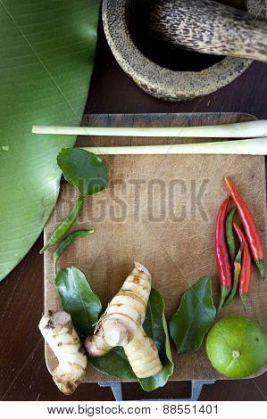 Tomyum Ingredients