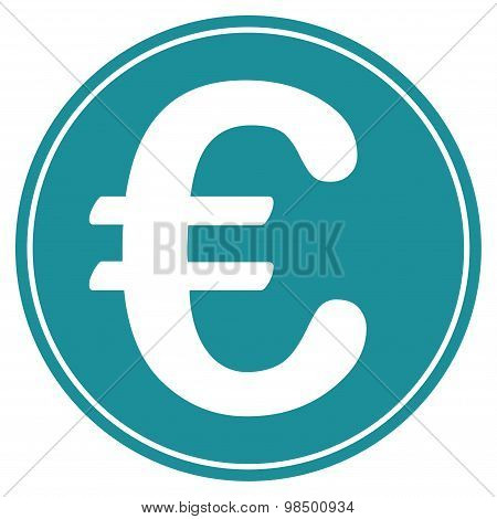 Euro coin icon from BiColor Euro Banking Set