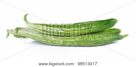 Snake Gourd On White Background