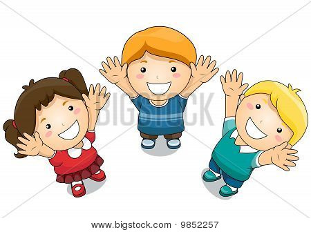 Děti, zvyšování jejich ruce