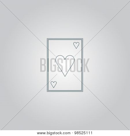 Hearts card icon