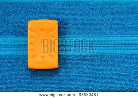 Soap and towel