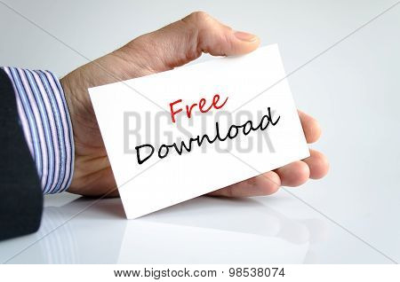 Free Download Text Concept
