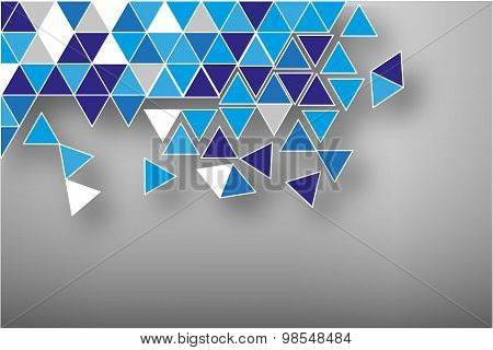 Abstract Vector Background Broken Mozaic