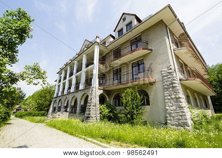 The Building Of Bristol Hotel In Zakopane, Poland