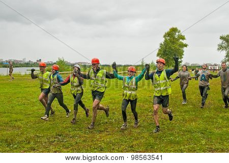 Team finishes in cross-country race.Tyumen