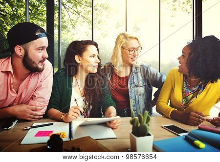 Meeting Talking Discussion Brainstorming Communication Concept